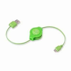 RETRAK - CAVO USB 2.0 A MICRO 5-PIN RETRATTILE VERDE RETRAK EUCABLEMICGN 816983011137(EUCABLEMICGN)