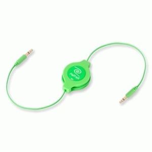 RETRAK - CAVO DA 3,5mm a 3,5mm PER MP3 RETRATTILE EUCABLE35GN VERDE RETRAK 816983011236(EUCABLE35GN)