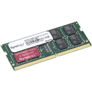 SYNOLOGY - MODULO MEMORIA SO-DIMM ECC unbuffe.DDR4 2666 16Gb SYNOLOGY D4ECSO-2666-16G per nas FS1018,DS3617xs/3018xs/2419+/1618+,RS820+/RP+(D4ECSO-2666-16G)
