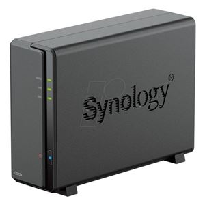 SYNOLOGY - NAS SYNOLOGY DS124 X 1HD/SSD 3.5"/2.5" SATA2/3 -NO HD-Cpu RTD1619B -1P RJ45 1GbE,-2P USB3.2- GAR.2 ANNI(DS124)