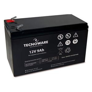 TECNOWARE - POWER BATTERY TECNOWARE 12V 9AH FASTON 6,3 MM(EACPE12V09ATWB)