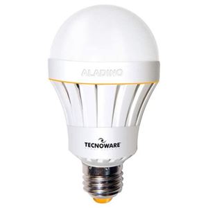 TECNOWARE - ALADINO LAMPADA LED CON BATTERIA E27 10W 4000K LUCE NATURALE(FLED17321)
