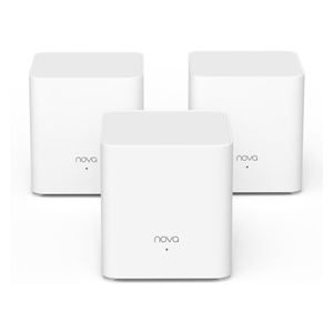 TENDA - Wireless ROUTER AX1500 TENDA EX3-3 (3-pack) Dual Band Wi-Fi 6 Sistema MESH Copertura fino a 300m²(EX3-3)