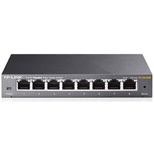 TP-LINK - SWITCH 8P LAN Gigabit TP-LINK TL-SG108E Easy Smart IGMP Snooping,MTU/port/Tag-based VLAN QoS -Garanzia a vita(TL-SG108E)