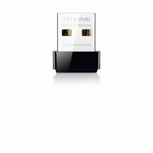 TP-LINK - Wireless N 150M LAN USB TP-LINK TL-WN725N 802.11bgn 1T1R 2.4Ghz-Nano Size-Provide USB2.0 Interf.-WPS-supp. XP/Vista/7(TL-WN725N)