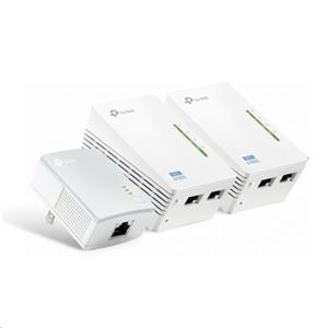 TP-LINK - POWERLINE 500M WIRELESS EXTENDER TP-LINK TL-WPA4220T-KIT  (Kit 3pcs)  incl. 2pcs TL-WPA4220 + 1 TL-PA4010 - Garanzia 3 anni-(TL-WPA4220 TKIT)