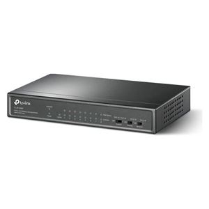 TP-LINK - SWITCH 9P LAN 10/100M  TP-LINK TL-SF1009P Desktop con 8P PoE+ 1P 10/100 non PoE-Garanzia 3 anni-(TL-SF1009P)