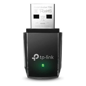 TP-LINK - Adattatore Wireless AC1300 Dual Band TP-LINK Archer T3U USB3.0 1T1R 400Mbps a 2.4Ghz +867Mbps a 5Ghz 802.11a/b/g/n/ac Fino:30/06(Archer T3U)