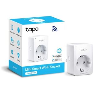 TP-LINK - PRESA Wi-Fi SMART TP-LINK Tapo P100(1-Pack)  - GARANZIA 3 ANNI(Tapo P100(1-Pack))