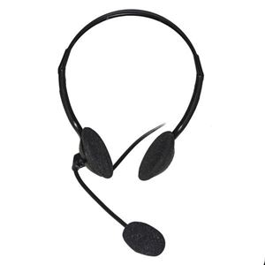 LINK - CUFFIA CON MICROFONO ORIENTABILE, CONNETTORE 2 X 3,5 MM E CONTROLLO VOLUME(LKHS02)