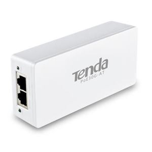 TENDA - ADATTATORE PoE Injector TENDA PoE30G-AT IEEE 802.3at - 2P Giga RJ45 - 100M PoE extension- Alim.30W - Garanzia 3 anni(PoE30G-AT)