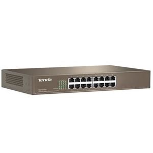 TENDA - SWITCH 16P LAN 10/100M TENDA TEF1016D  Desktop - Metallo  - GARANZIA 3 ANNI(TEF1016D)