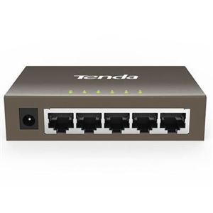TENDA - SWITCH 5P LAN Gigabit TENDA TEG1005D Desktop Supp.autopolarita su ogni porta - GARANZIA 3 ANNI-(TEG1005D)