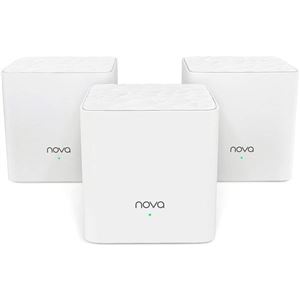 TENDA - Wireless ROUTER AC1200 Home Mesh TENDA nova MW3-3 (3 pack) DualBand -2P Ethernet 2 ant.int.(nova MW3(3-pack))
