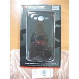 SWISS CHARGER - CUSTODIA X SAMSUNG GALAXY SIII SCP30037 SWISS CHARGER IN SILICONE NERO(SCP30037)
