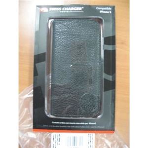SWISS CHARGER - CUSTODIA X APPLE IPhone5 SCP40138 SWISS CHARGER MODELLO A LIBRO CON INSERTO STACCABILE(SCP40138)