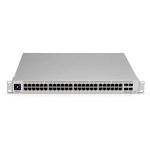 UBIQUITI - SWITCH 48P PoE LAN GIGABIT UBIQUITI USW-PRO-48-POE Gen2 600W config. con ril.aut. PoE+8023at e PoE++802.3bt - 2P SFP+(USW-Pro-48-POE-EU)