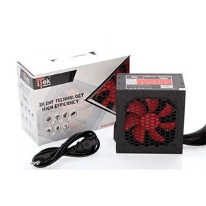 ITEK - Alimentatore ITEK ATX 650W - DESERT 650 - V2.31, 12cm, 20+4P, 2Ide, Fdd, PciE, P8, 4Sata, Active PFC  (Gar. 24m) - IT Fino:31/12(ITPSD650)