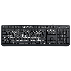 MEDIACOM - TASTIERA SLIM CX2200 CON FILO PS2/USB BLACK(M-SKB2200)