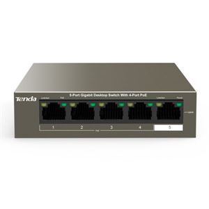 TENDA - SWITCH  5P Gigabit TENDA TEG1105PD di cui 4P PoE a - GARANZIA 3 ANNI- Fino:31/07(TEG1105PD)
