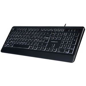 MEDIACOM - TASTIERA RETROILLUMINATA CX219 CON FILO USB BLACK(M-SKBR219B)
