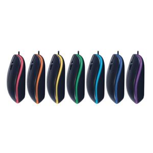 MEDIACOM - MOUSE BX100 OTTICO CAVO USB COLORI NERO/COLORI VARI( M-MEB100)