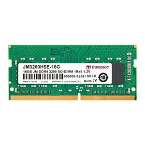 TRASCEND - MODULI DI MEMORIA 16GB DDR4 3200MHz SO-DIMM(JM3200HSE-16G)