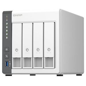 QNAP - NAS QNAP TS-433-4G X 4HD 3,5"/2,5"SATA6-NO HD- 1P x2.5GbE - 1P x GbE -2P USB2.0-4Gb,Quad Core ARM 2.0GHz-GAR.2 ANNI Fino:06/08(TS-433-4G)