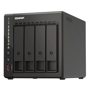 QNAP - NAS QNAP TS-453E-8G X 4HD 3,5"/2,5"SATA6/3-NO HD-2P X 2.5GbE,2P USB2.0+2P USB3.0-8Gb DDR4 ,CELERON J6412 4core(TS-453E-8G)
