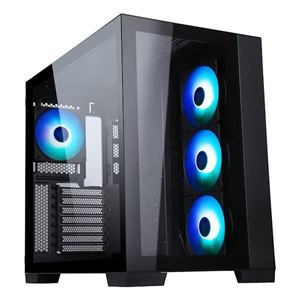 ITEK - CABINET ITEK DARK CAVE - Gaming Tower, ATX, 4x12cm ARGB fan, 2xUSB3, Type-C, Side  Front Panel Temp Glass, White (ITG Fino:29/08(ITGCADCAGW)