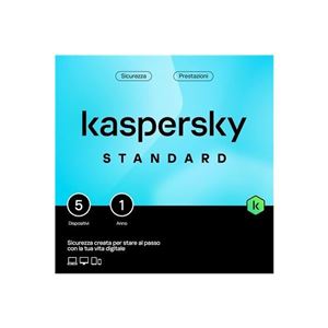 KASPERSKY - KASPERSKY SlimBOX STANDARD -- 5 Dispositivi (KL1041T5EFS-ENV) Fino:30/06(KL1041T5EFS-ENV)