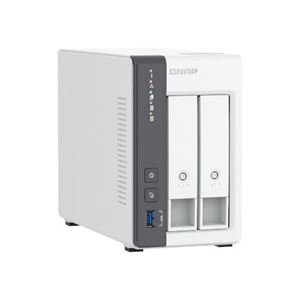 QNAP - NAS QNAP TS-216G X 2HD 3,5"SATA3-NO HD-1Px2.5GbE+1P GbE-3P USB - 4Gb RAM  -CPU ARM 2.0GHz 4 Core - GAR. 2 ANNI-(TS-216G)