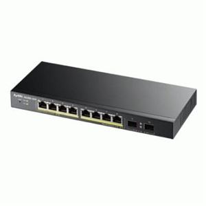 ZYXEL - SWITCH 8P LAN GIGABIT PoE ZYXEL  GS1900-10HP-EU0101F/GS1900-10HP-EU0102F  WEB managed +2p SFP gigabit -supp. IPv6, VLAN(GS1900-10HP-EU0102F)