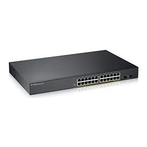 ZYXEL - SWITCH 24P LAN GIGABIT ZYXEL GS190024HPV2-EU0101F WEB managed 24P Giga PoE+2P SFP gigabit-, RacK 19(GS190024HPV2-EU0101F)