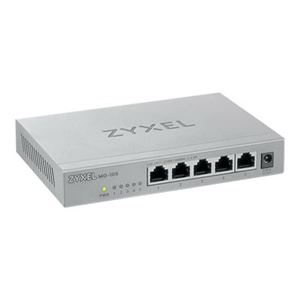 ZYXEL - SWITCH 5P MultiGigabit 2.5Gb ZYXEL  MG-105-ZZ0101F Unmanaged - metallo -  Desktop Fino:31/12(MG-105-ZZ0101F)