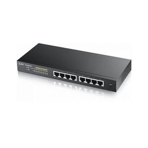 ZYXEL - SWITCH 8P LAN Gigabit PoE ZYXEL GS1900-8HP-EU0103F Web Managed -Supp.IPv6,VLAN  -Gar.a vita(GS1900-8HP-EU0103F)