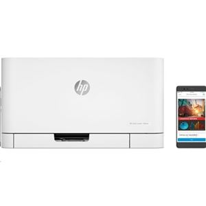 HPI - STAMPANTE HP LASER COLOR 150NW 4ZB95A White A4 18PPM 64MB 600dpi LCD WiFi-USB 1Y(4ZB95A)