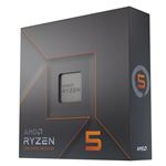 AMD - CPU AMD RYZEN 5 7600X 4.7GHz 6CORE 38MB 100-100000593WOF AM5 105W BOX NO COOLER - Garanzia 3 anni(0730143314442)