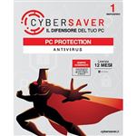 CYBERSAVER - CYBERSAVER BOX - PC PROTECTION - ANTIVIRUS 1PC (CSPP12AV1B) Fino:30/04(59.901)