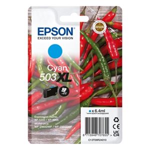 EPSON - CARTUCCIA EPSON 503XL "Peperoncino" C13T09R24010 CIANO x XP-5200 - WF-2960dwf(C13T09R24010)
