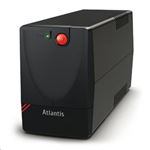 ATLANTIS LAND - UPS ATLANTIS A03-X1000 750VA/375W LineInteractive UPS AVR (3 step) - Batt.12V 4,5Ah-2 prese Schuko.-Gar. 2 anni Fino:30/04(A03-X1000)