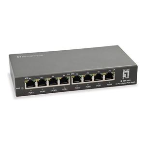 LEVELONE - SWITCH 8P PoE GIGABIT LEVELONE GEP-0823120W - 802.3at/af Fino:31/05(GEP-0823)