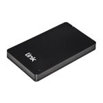 LINK - BOX ESTERNO USB 2.0 PER HDD SATA 2.5 FINO A 9.5 MM DI SPESSORE BLACK(LKLOD252)