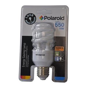 POLAROID - LAMPADA BC POLAROID E27 SPIRALE 11W-550LM (46W) 6500K 610-819242 / 4250175819242(98.6016)