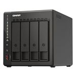 QNAP - NAS QNAP TS-453E-8G X 4HD 3,5"/2,5"SATA6/3>NO HD<2P X 2.5GbE,2P USB2.0+2P USB3.0-8Gb DDR4 (non esp.),CELERON J6412 4core(TS-453E-8G)