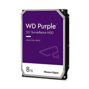 WD - HARD DISK SATA3 3.5" 8000GB(8TB) WD84PURZ WD 128mb cache 5640rpm Purple videosorveglianza 24x7(WD84PURZ)